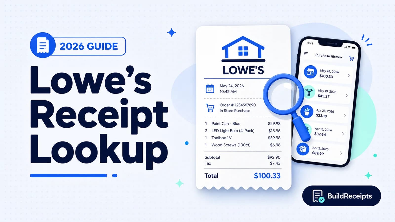 Lowe's Receipt Lookup: How to Find or Reprint a Receipt