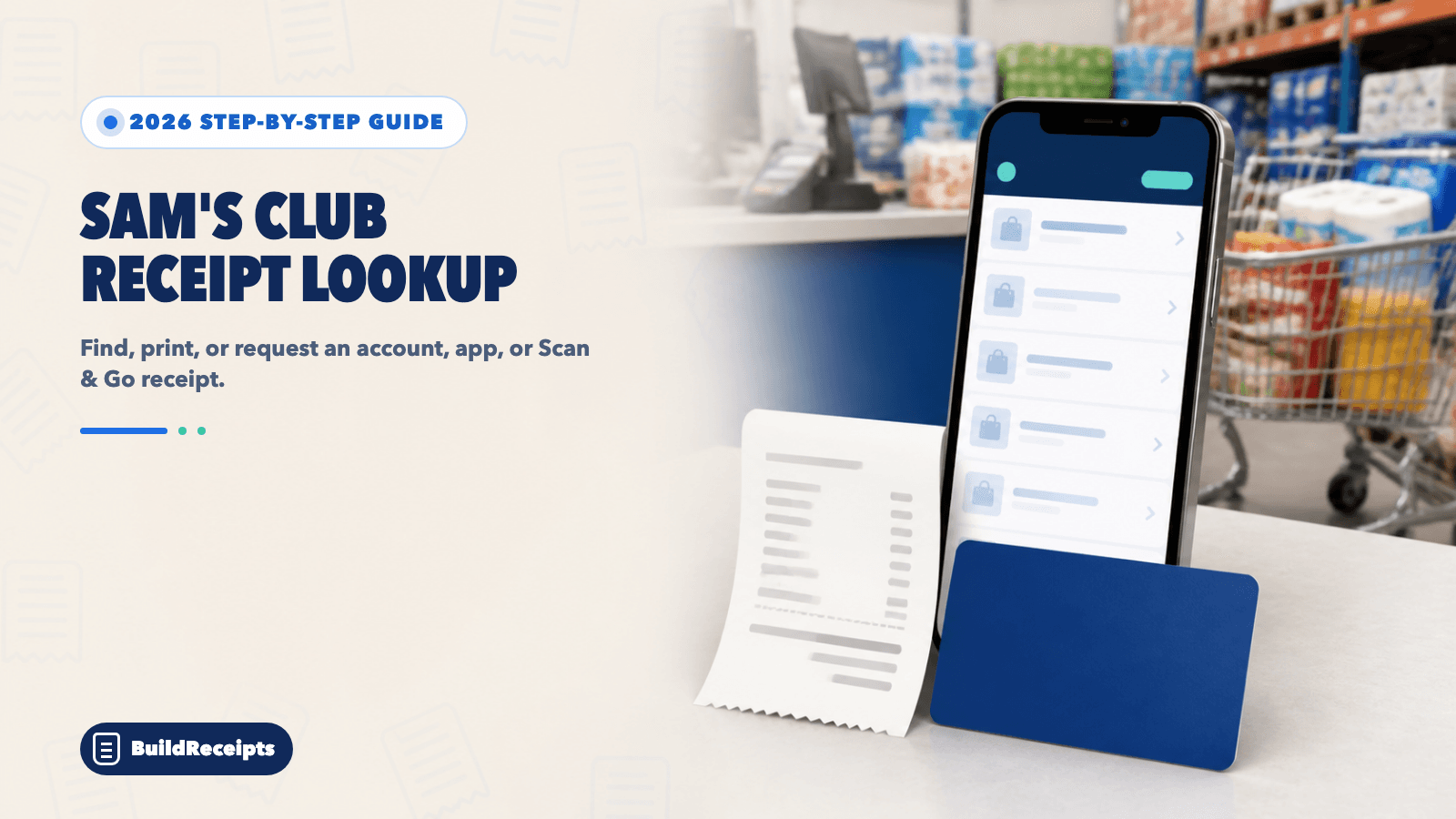 Sam's Club Receipt Lookup: Find or Print a Receipt