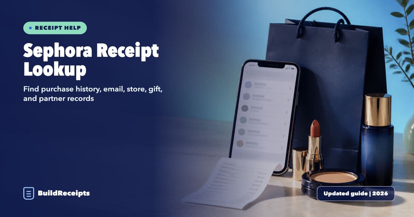 Sephora Receipt Lookup: How to Find Your Receipt
