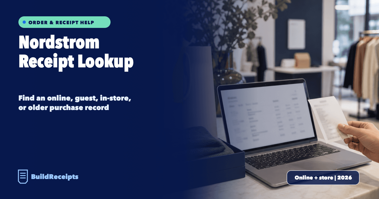 Nordstrom Receipt Lookup: Find an Online or Store Receipt
