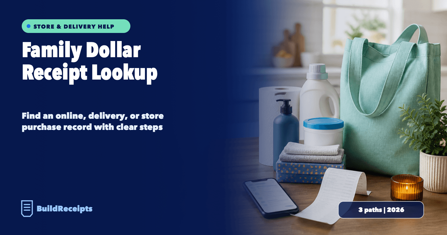 Family Dollar Receipt Lookup: Find Store and Delivery Receipts