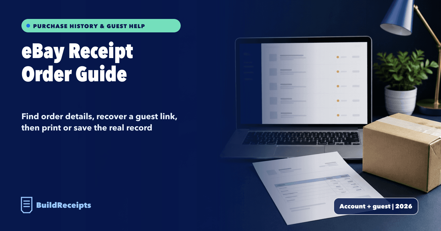 eBay Receipt: How to Find and Print Order Details