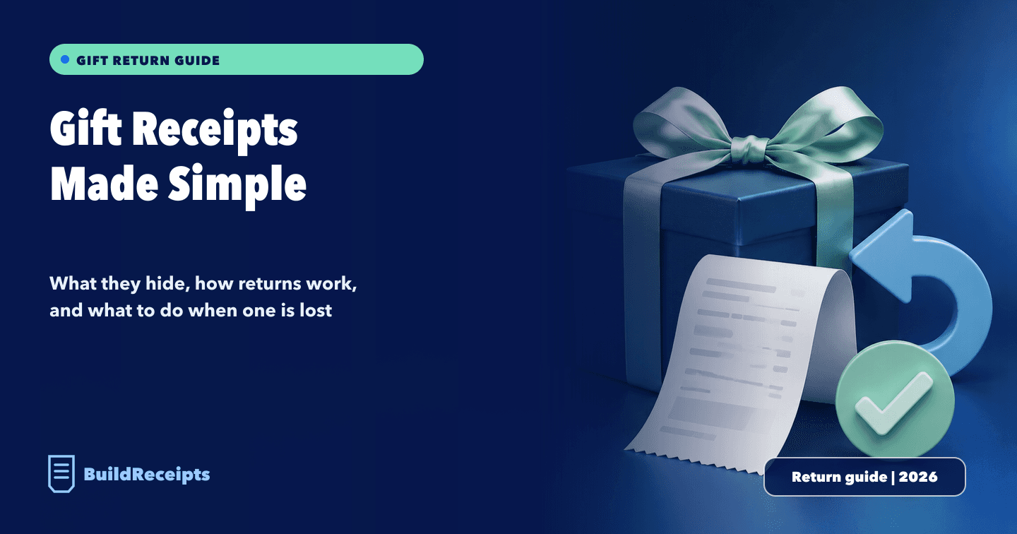 What Is a Gift Receipt? How It Works for Returns