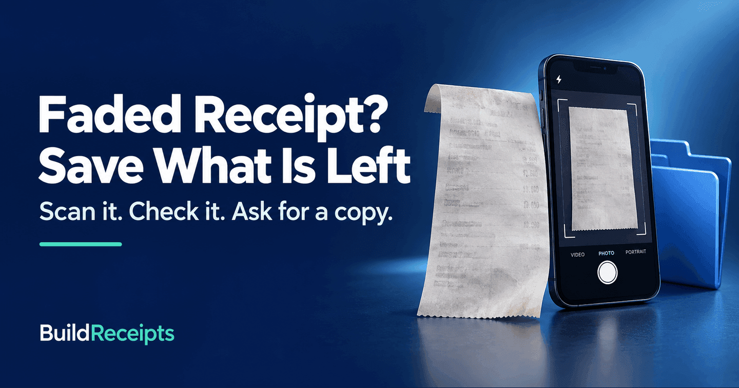 Faded Receipt? How to Read It and Get a Clear Copy