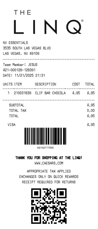 LINQ Hotel Receipt Generator